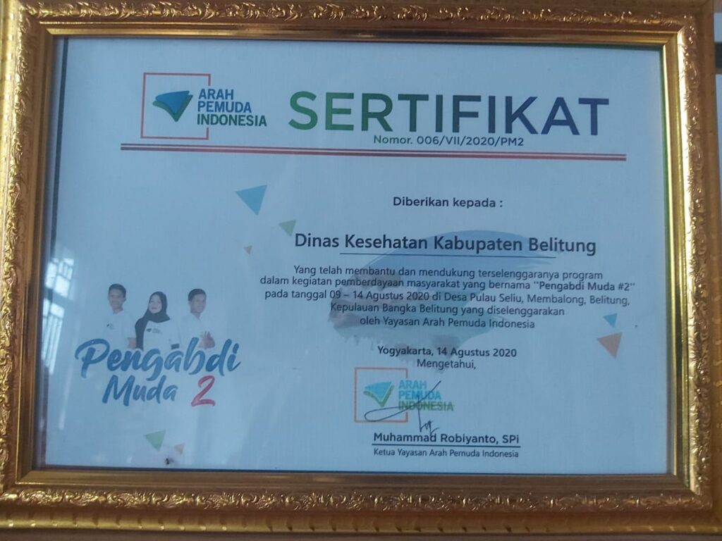 Penghargaan – Dinas Kesehatan Kab. Belitung