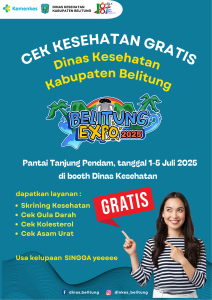 Belitung Expo 2025: Dinkes Belitung Buka Layanan Cek Kesehatan Gratis